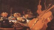 Pieter Claesz Still Life with Musical instruments (mk08) Germany oil painting reproduction